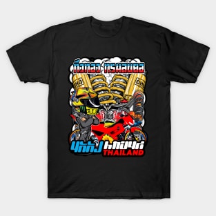 Badass motorcycle engine racing motocross T-Shirt
